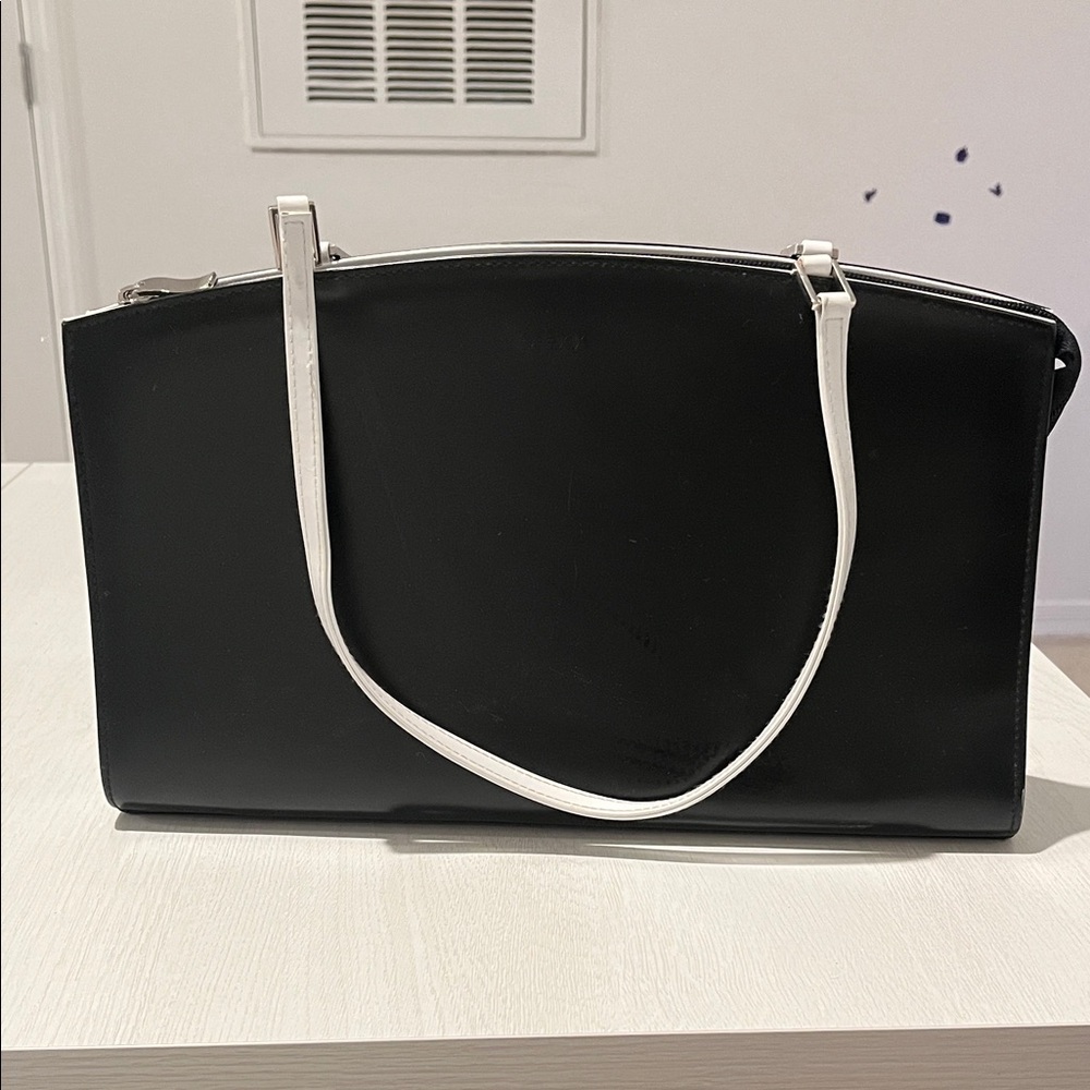 Mexx Black and White Shoulder Bag